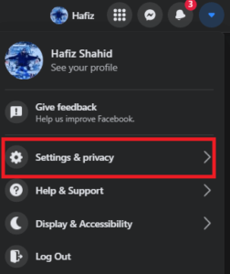 settings and privacy